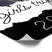 Aangepaste meidenreis | Meisweekend Getaway Souven Poster (Hoek)