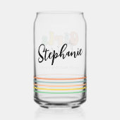 Aangepaste meidenreis | Vakantie van het weekend v Blikvorm Glas (Achterkant)