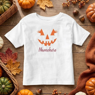 Aangepaste Meisjesachtige Jack O Lantern Pompoen H Kinder Shirts