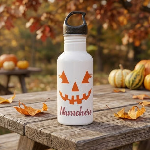 Aangepaste Meisjesachtige Jack O Lantern Pompoen H Waterfles