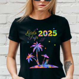 Aangepaste Meisjesreis 2025 Bachelorette  T-shirt