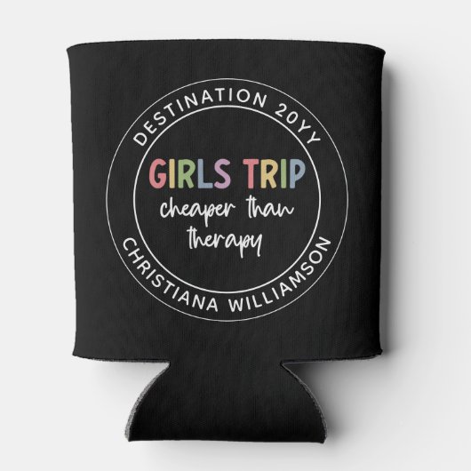 Aangepaste Meisjesreis Goedkoper Dan Therapie Meis Blikjeskoeler (Achterkant)