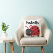 Aangepaste meisjeszalen Ziekte Ladybug Pillow Kussen (Stoel)