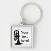 Aangepaste melofoon sleutelhanger (Voorkant)