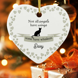 Aangepaste Memorial Pet Name Keramisch Ornament