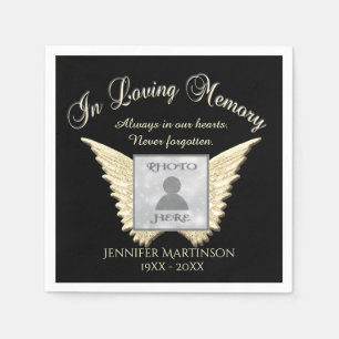 Aangepaste Memorial Sjabloon Servet