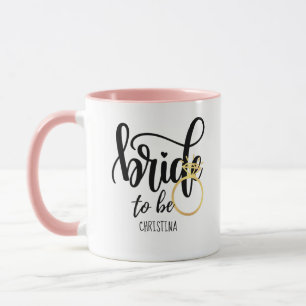 Aangepaste merk bruid-tot-bachelorette bruiloft mok