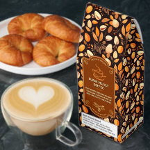 Aangepaste merk koffieboon verpakte geroosterde ko