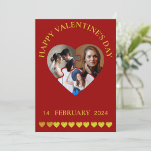 Aangepaste merkgebonden Gelukkige Valentijnsdag Dr Feestdagenkaart