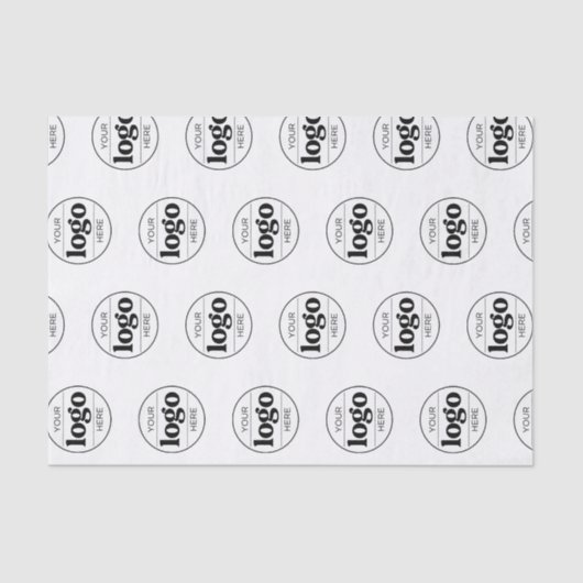 Aangepaste merklogo bedrijfsverpakkingen tissuepapier (Voorkant)