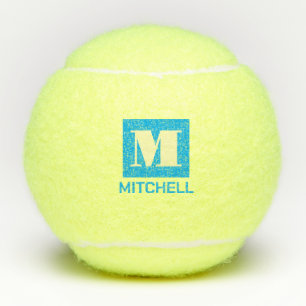 Aangepaste merknaam Initiaal voor elegant, helder Tennisballen