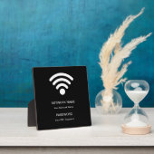 Aangepaste merknaam wifi netwerk en wachtwoord zwa fotoplaat (Insitu)