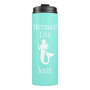 Aangepaste Mermaid Life Tumbler Thermosbeker