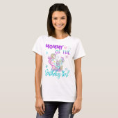 Aangepaste 'Mermaid Matching Birthday'-reeks T-shirt (Voorkant volledig)