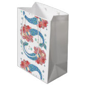 Aangepaste Mermaid Medium Gift Bag Cadeauzakje (Achterkant Gekanteld)