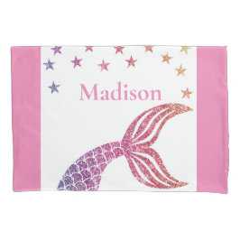 Aangepaste Mermaid Single Pillowcase, standaardgro Kussensloop