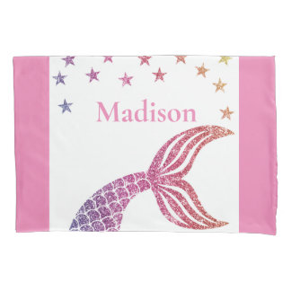 Aangepaste Mermaid Single Pillowcase, standaardgro Kussensloop