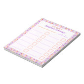 Aangepaste Merry Bright Christmas Planner Checklis Notitieblok (Gedraaid)