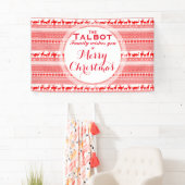 AANGEPASTE MERRY CHRISTMAS SEASON'S GREETTE Banner (Insitu)