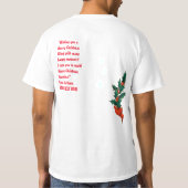 Aangepaste Merry Xmas. T-shirt (Achterkant)