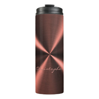 Aangepaste metalen radiale look - koper thermosbeker