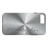 Aangepaste metalen radiale textuur Case-Mate iPhone case (Achterkant (Horizontaal))