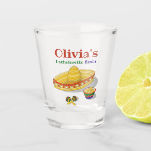 Aangepaste Mexicaanse Fiesta Bachelorette-feest Shot Glas