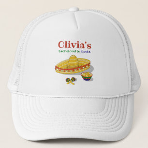 Aangepaste Mexicaanse Fiesta Bachelorette Party Trucker Pet