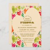 Aangepaste Mexicaanse Fiesta Uitnodiging - Roze Ge (Voorkant / Achterkant)