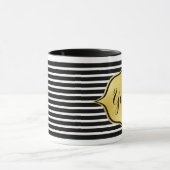 Aangepaste microfoon Voeg jouw tekst Gold-folie st Mok (Midden)