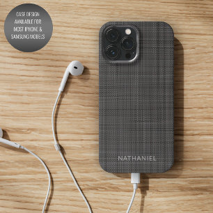 Aangepaste Middel Donkergrijze Zwarte Kleur iPhone 15 Pro Max Hoesje