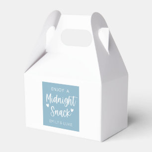 Aangepaste Midnight Snack Bedankdoosjes