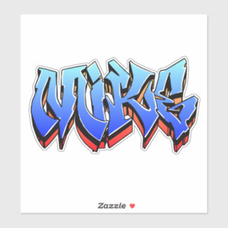 Aangepaste "Mike" graffiti Vinyl Sticker