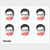 Aangepaste Mike Johnson Bericht Ronde Sticker (Vel)