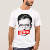 Aangepaste Mike Johnson Bericht T-shirt (Voorkant)