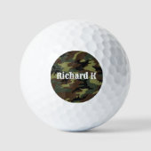 Aangepaste militaire camo, camouflage gepersonalis golfballen (Voorkant)