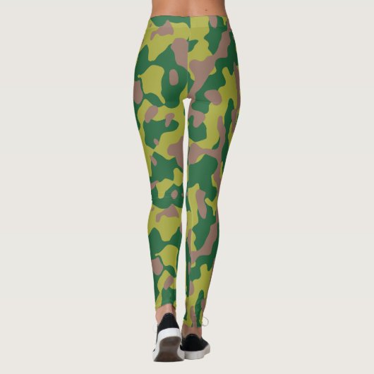 Aangepaste militaire camouflage stijl 1 leggings (Achterkant)