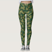 Aangepaste militaire camouflage stijl 2 leggings (Voorkant)