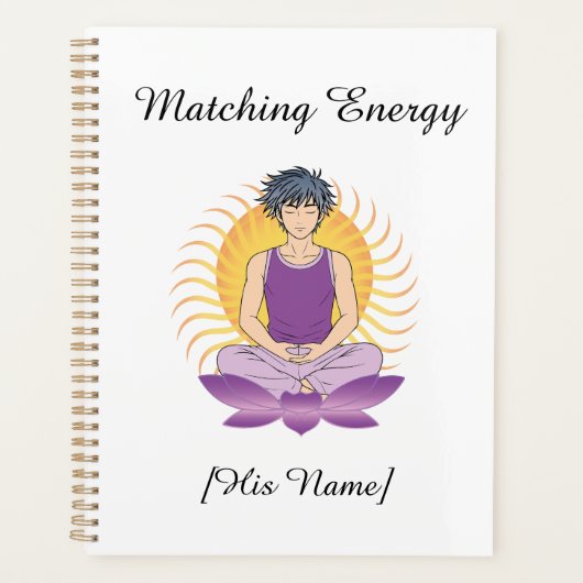Aangepaste Mindful Planner voor Hem | Naam & Tekst (Voorkant)