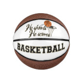 Aangepaste mini-honkbal basketbal (Voorkant)