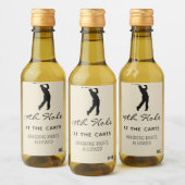 Aangepaste Mini Wijn 19e Gat (10) Golf Mini Etiket (Flessen)