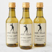 Aangepaste Mini Wijn 19e Gat (10) Golf Mini Etiket (Flessen)