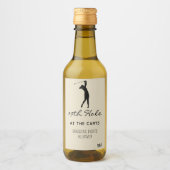 Aangepaste Mini Wijn 19e Gat (10) Golf Mini Etiket (Voorkant)