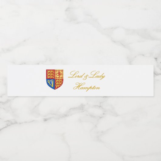 Aangepaste mini-wijnflesetiketten (2" x 3") waterfles etiket (Enkel label)