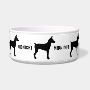 Aangepaste miniatuur Pinscher Dog Bowl Voerbakje