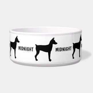Aangepaste miniatuur Pinscher Dog Bowl Voerbakje