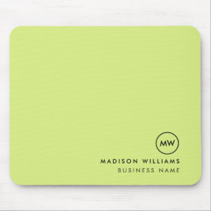 Aangepaste Minimaal Monogram Muismat