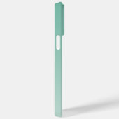 Aangepaste minimale gradiënt Blauwgroen Modern Mon Case-Mate iPhone Case (Achterkant / Rechts)