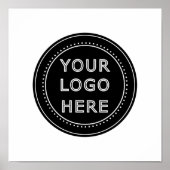 Aangepaste Minimalist, eenvoudig & modern Poster (Voorkant)