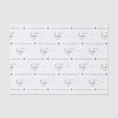 Aangepaste minimalistische bedrijfsverpakking voor tissuepapier (Voorkant)